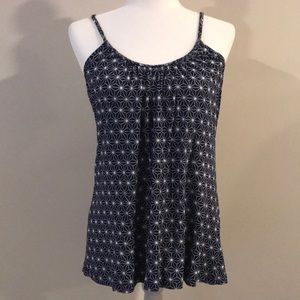 Blue and White Tart Tank Top
